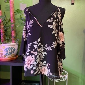 Off the shoulder floral top